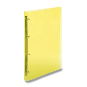 Binder PP A5 4 Cr. Linien gelb
